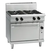 Waldorf 800 RN8910GC, 4 Burner Convection Oven Range