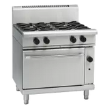 Waldorf 800 RNL8910G, 4 Burner Oven Range Low Back Model