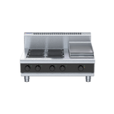 Waldorf Bold RNB8603E-B, 4 Element with 300mm Griddle Cooktop with Bench Base - image 2