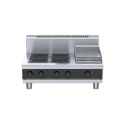 Waldorf Bold RNB8603E-B, 4 Element with 300mm Griddle Cooktop with Bench Base