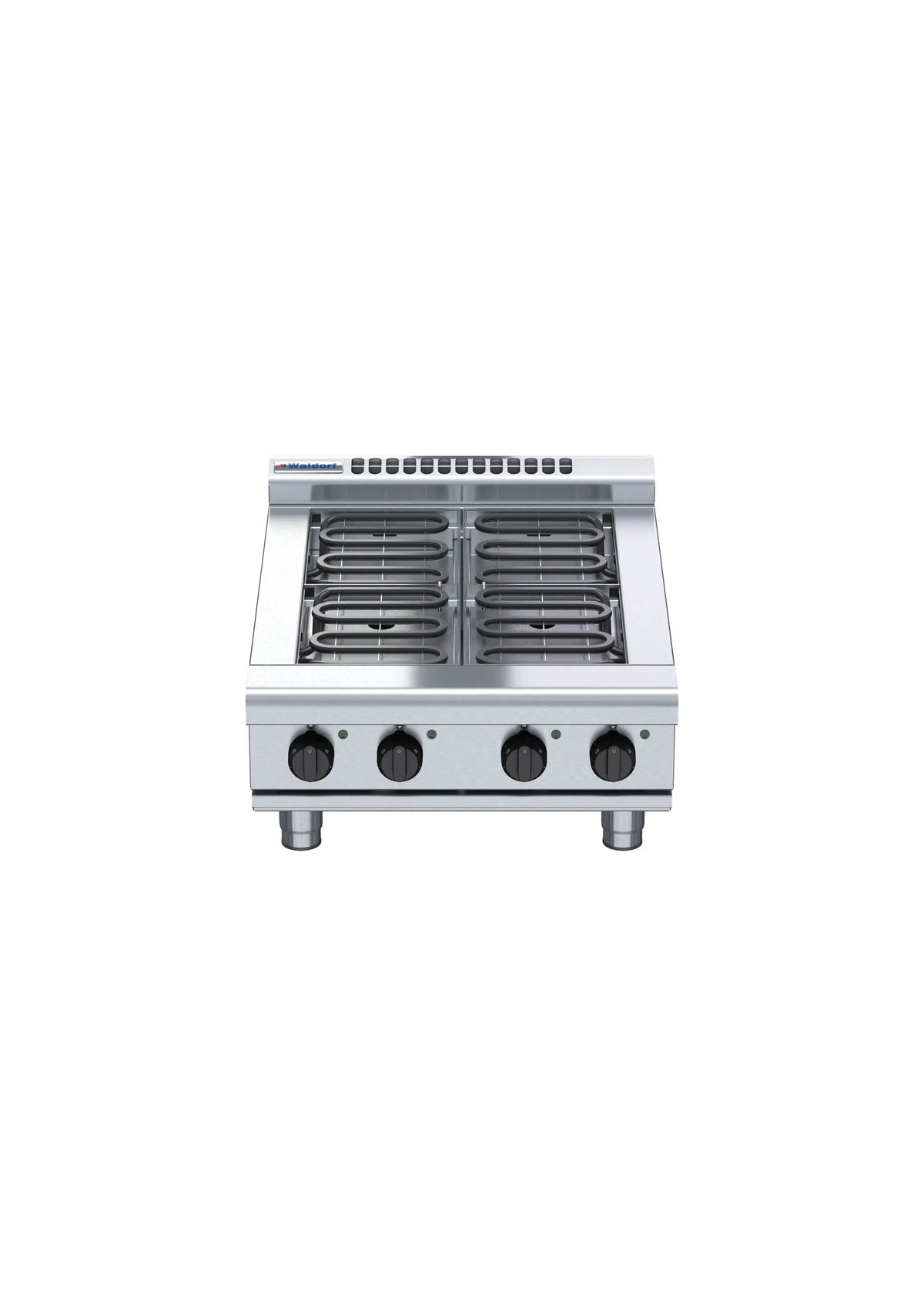 Waldorf 800 RNL8400E-B, 4 Element Cooktop Low Back Model with Bench Base