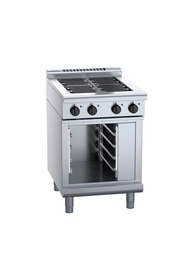 Waldorf 800 RNL8400E-CB, 4 Element Cooktop Low Back Model with Cabinet Base