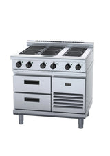 Waldorf 800 RNL8600E-RB, 6 Element Cooktop Low Back Model with Refrigerated Base