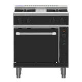 Waldorf Bold RNLB8510GC, 4 Burner Convection Oven Range Low Back Model