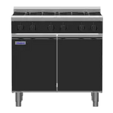 Waldorf Bold RNLB8600G-B, 6 Burner Cooktop Low Back Model with Bench Base