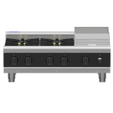 Waldorf Bold RNLB8603G-B, 4 Burner with 300mm Griddle Cooktop Low Back Model with Bench Base - image 2