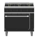 Waldorf Bold RNLB8610GC, 6 Burner Convection Oven Range Low Back Model