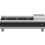 Waldorf Bold RNLB8803G-B, 6 Burner with 300mm Griddle Cooktop Low Back Model with Bench Base