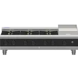 Waldorf Bold RNLB8803G-B, 6 Burner with 300mm Griddle Cooktop Low Back Model with Bench Base