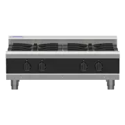 Waldorf Bold RNLB8900G-B, 4 Burner Cooktop Low Back Model with Bench Base