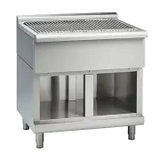 Waldorf 800 SFL8900-CB, 900mm Solid Fuel Char Grill Low Back Model with Cabinet Base