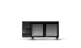 Skope SL.2.GSL, 2 Glass Sliding Door SlimLine Back Bar Fridge
