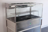 Roband SM23 Stainless steel midshelf - Suited to all 2 x 3 "E", "C" and "S" series food display bars - image 2