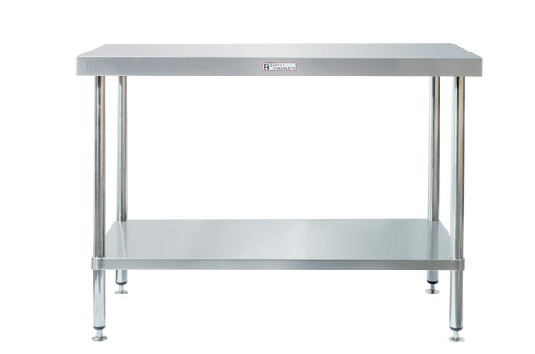 Simply Stainless SS01.7.1800 Work Bench - 700 Series - with-undershelf - 1800-mm