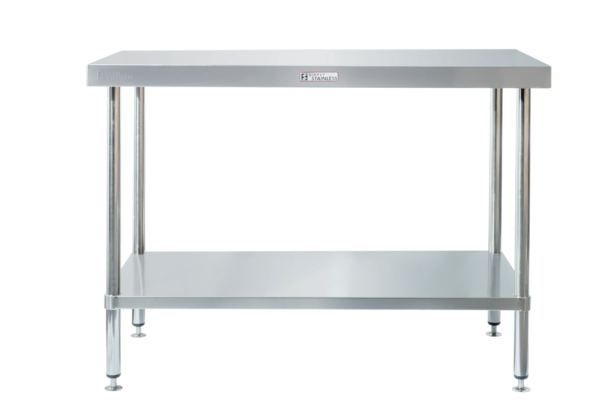 Simply Stainless SS01.7.0900LB Work Bench - 700 Series - with-leg-bracing - 900-mm