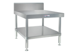 Simply Stainless SS02.7.0600 Work Bench with Splash back - 700 Series - with-undershelf - 600-mm