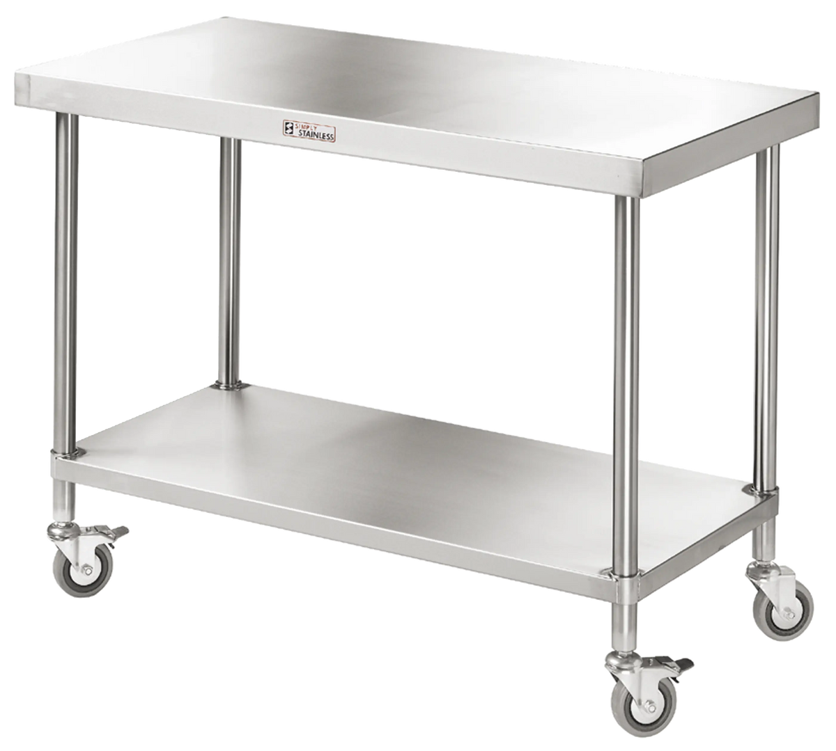 Simply Stainless SS03.0600 Mobile Work Bench (600 Series) - 600-mm