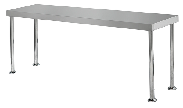 Simply Stainless SS12.1500 Single Tier Over Shelf - 1500-mm