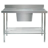 Mixrite SS1715C, Sink Bench With Splashback