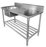 Mixrite SS1721L, Sink Bench With Splashback
