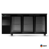 Skope BB.3.GSW BackBar 3 Glass Swing Door Fridge Skope