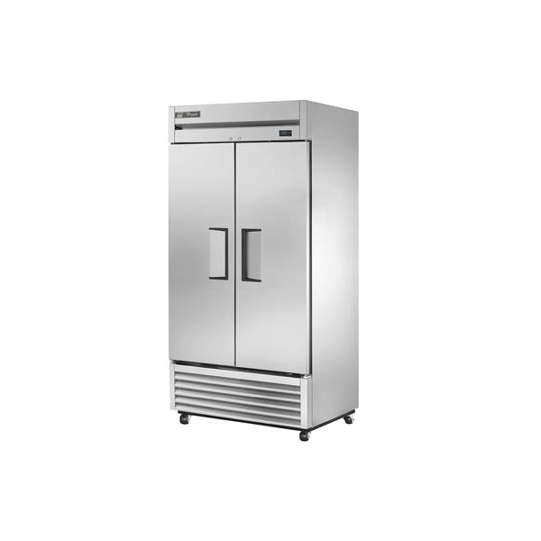 True T-35F Two Solid 2 Door Stainless Steel Upright Freezer