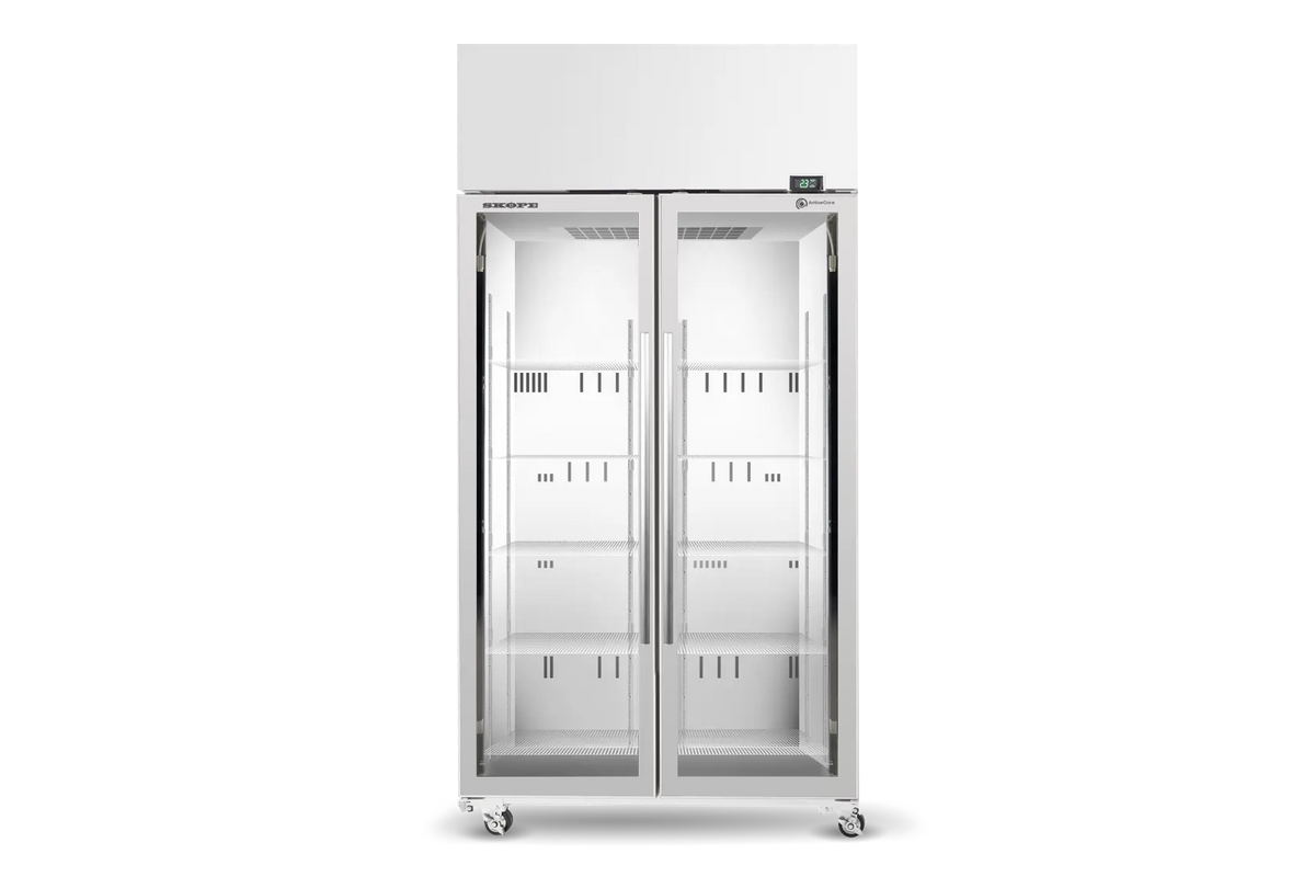 Skope TME1000N-A ActiveCore Double Glass Door Fridge