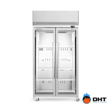 Skope TMF1000N-A 2 Glass Door Upright Display or Storage Freezer Skope