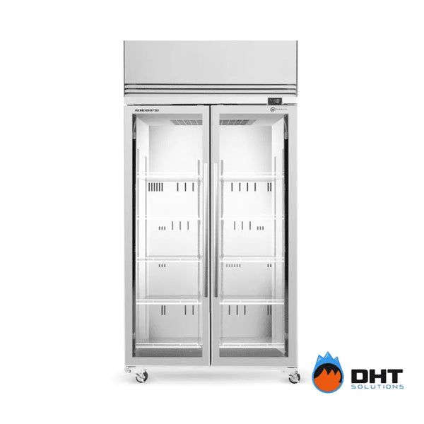 Skope TMF1000N-A 2 Glass Door Upright Display or Storage Freezer Skope