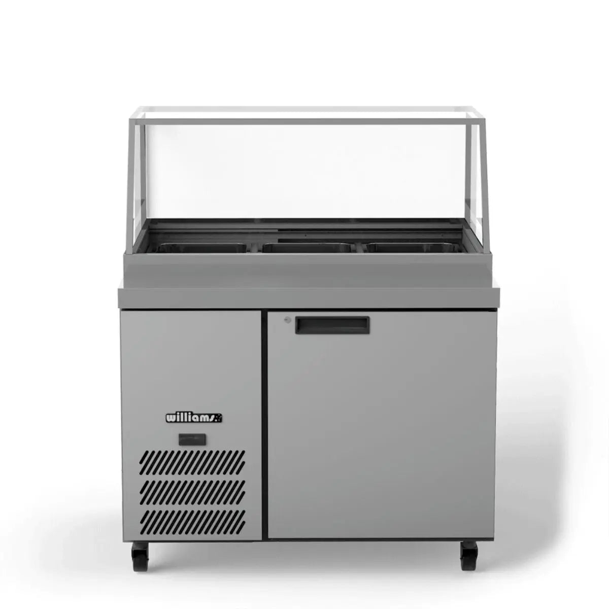 Williams Banksia HSP3UBASS 1 Door Preparation Counter Fridge - Stainless Steel