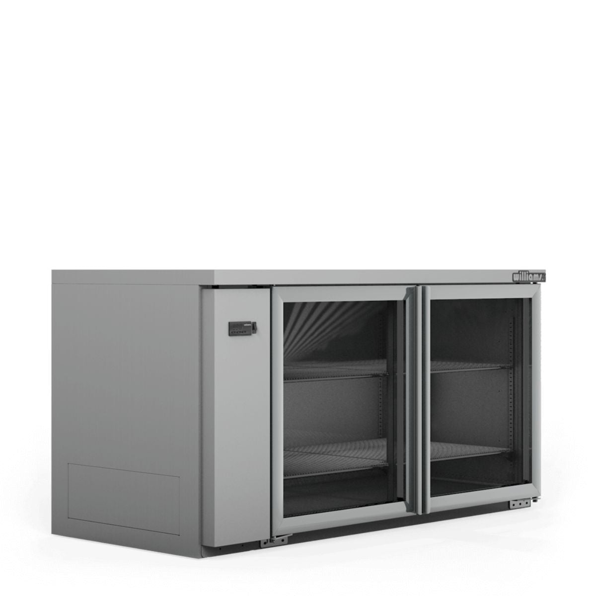 Williams Boronia HB2RGS Two Door Stainless Steel Remote Back Bar Counter Display Refrigerator