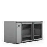 Williams Boronia HB2RGS Two Door Stainless Steel Remote Back Bar Counter Display Refrigerator