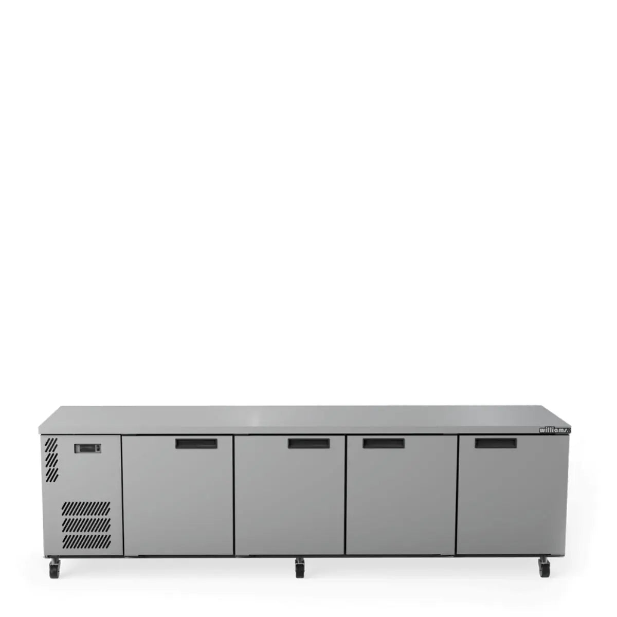 Williams Boronia HB4USSHC Four Solid Door Back Bar in Stainless Steel (Replaces HB4USS)