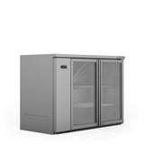 Williams Cameo HC2RGS Two Door Stainless Steel Remote Back Bar Counter Display Refrigerator