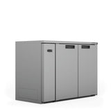 Williams Cameo HC2RSS Two Door Stainless Steel Remote Back Bar Counter Display Refrigerator