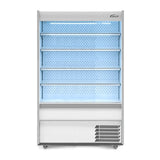 Williams Gem Multideck M125MTWCN stainless steel open deck fridge with night blind