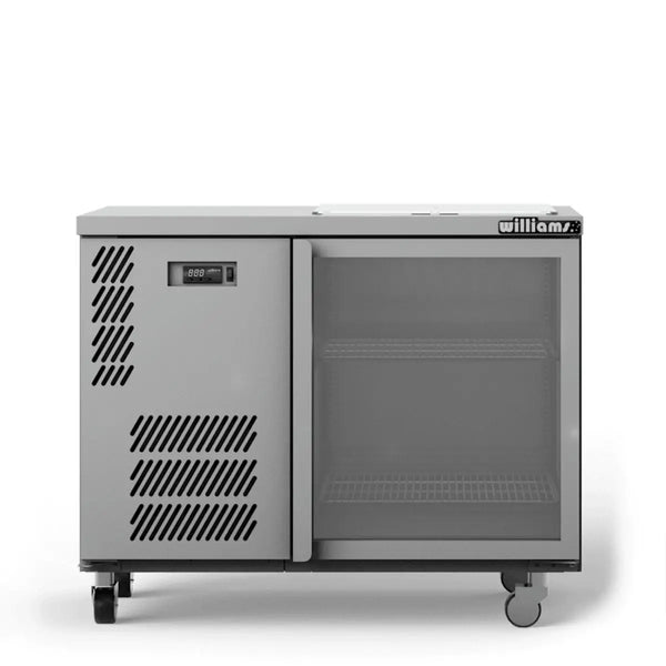 Williams GC15UGD Glass Door Glass Chiller (Shelf Load - 500x500 Baskets)