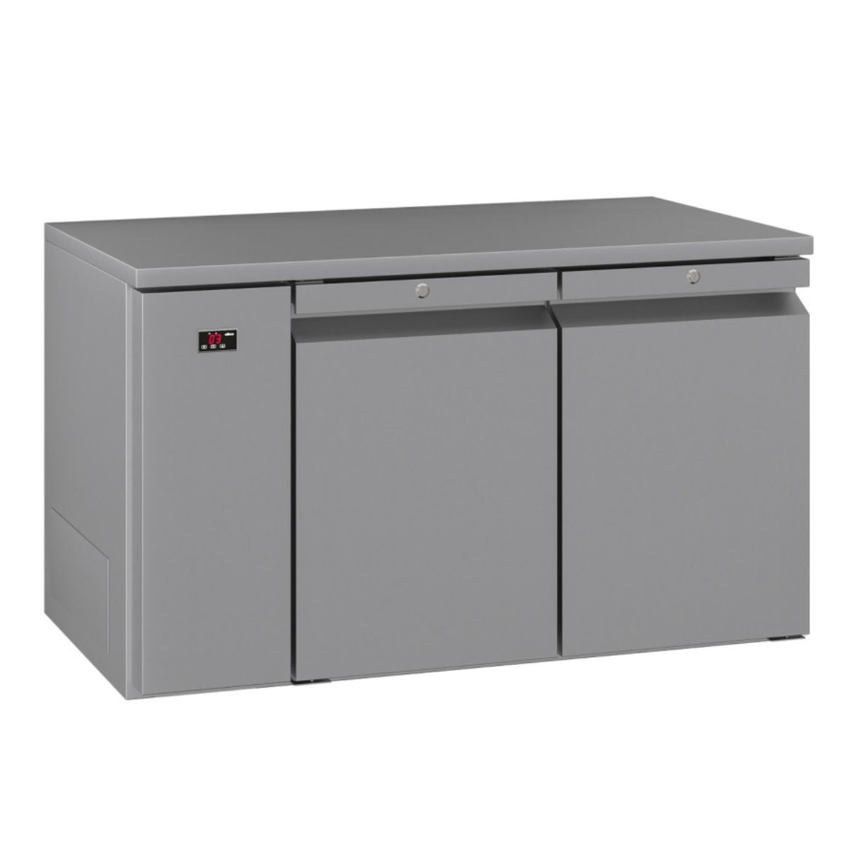 Williams Opal HO2RSS Two Door Stainless Steel Remote Under Counter Storage Refrigerator