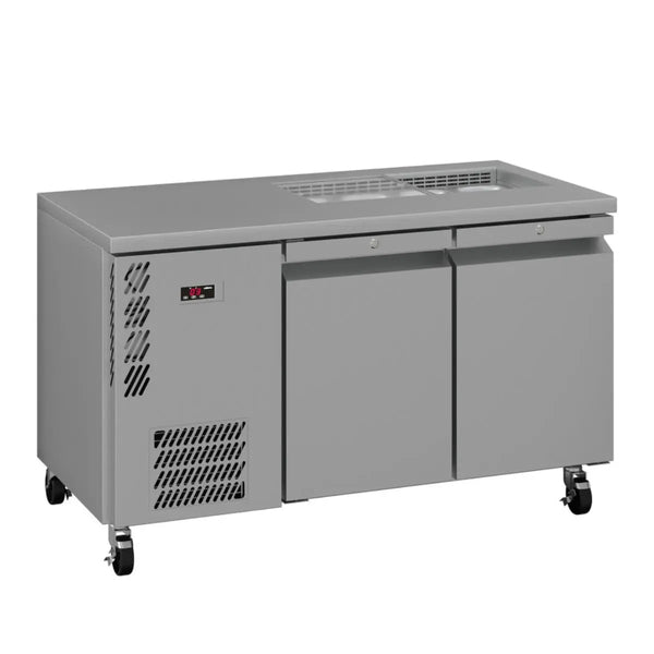 Williams Opal HO2USSBA Two Door  Prep Bench Fridge (Replaces HO2UFBBA)