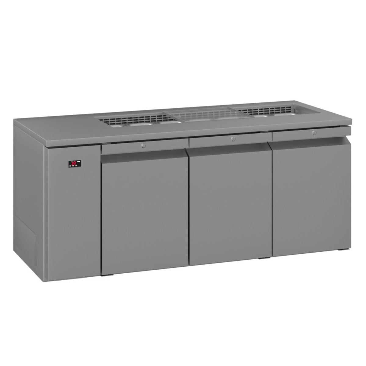 Williams Opal HO3RSS Three Door Stainless Steel Remote Under Counter Refrigerator
