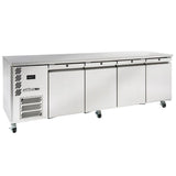Williams Opal Hydrocarbon HO4USS-HC Four-Door Undercounter Fridge (Replaces HO4USS)