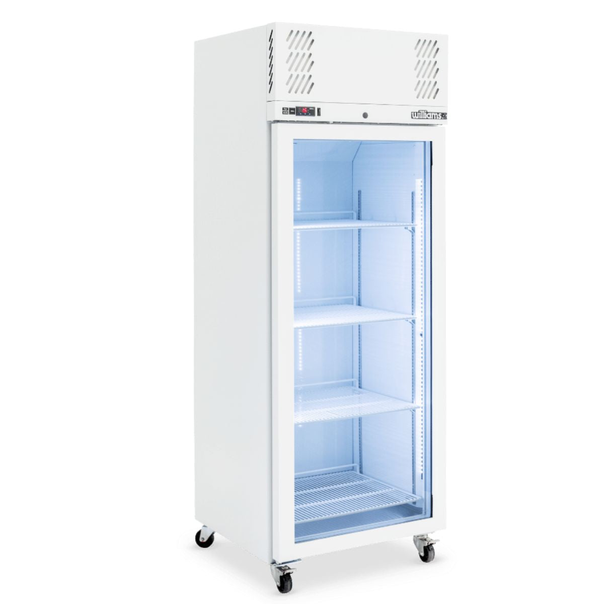 Williams Pearl LP1GW One Door White Colorbond Upright Display Freezer