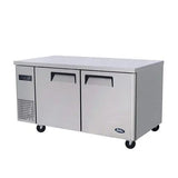 Atosa YPF9035, 2 Solid Door Under Counter Freezer 300L