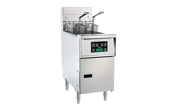Anets AGP55C Platinum Series Gas Tube Fryer - Computer Control