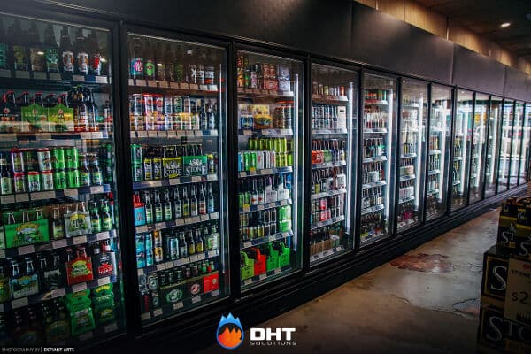 BottleHouse Balaclava - Marvi plate custom glass door coolroom