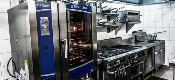 Prohibition Restaurant Electrolux combi and Goldstein cooking range