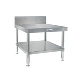 Simply Stainless SS02.7.0600 Work Bench with Splash back - 700 Series - with-undershelf - 600-mm - image 2