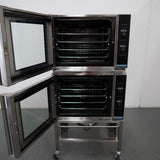 Turbofan E31D4/2C Double Stacked Convection Ovens on Stand