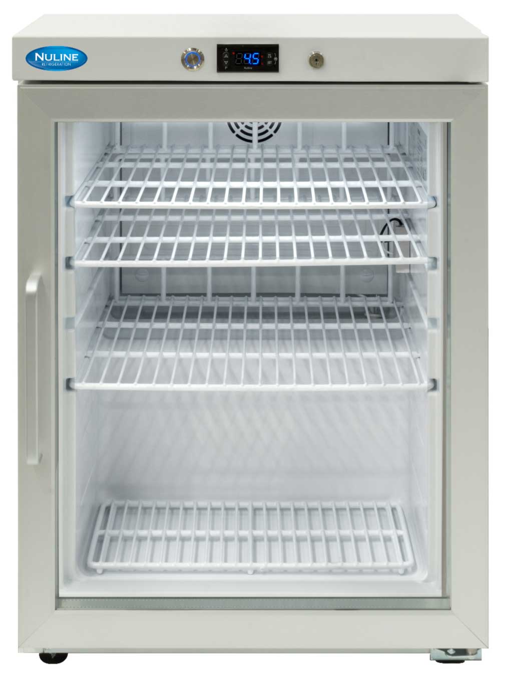 Nuline HR200G, 1 Glass Door Under Counter Pharmacy Fridge with Digital Control