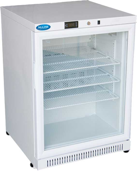 Nuline ML125GP, 1 Glass Door Under Counter Vaccine Pharmacy Fridge with Digital Control